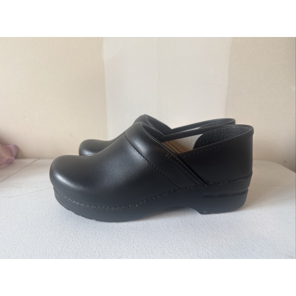 Womens Dansko Wide 38 Black Nursing Comfort Work Shoe